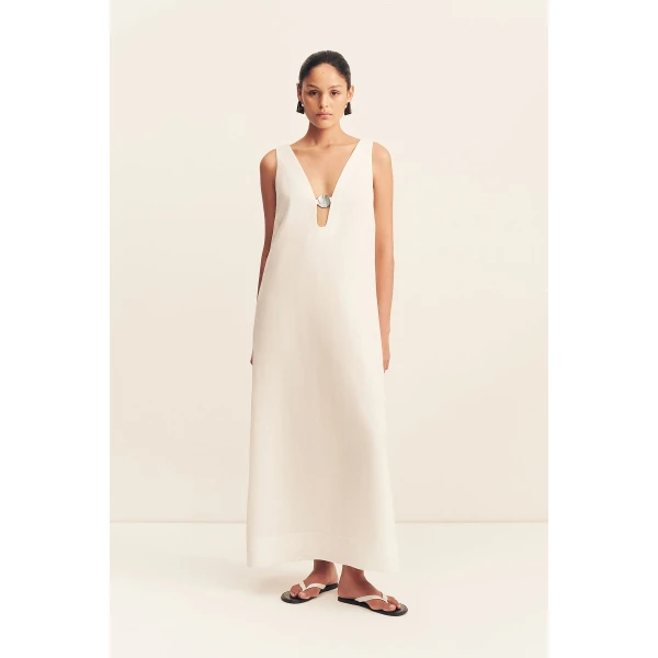 Shona Joy Paloma Plunged Maxi Dress - Dresses - Australian Luxury Eventwear at Coveti