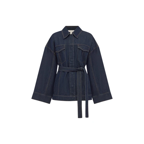 Shona Joy Rita Belted Jacket - Jackets - Australian Luxury Eventwear at Coveti