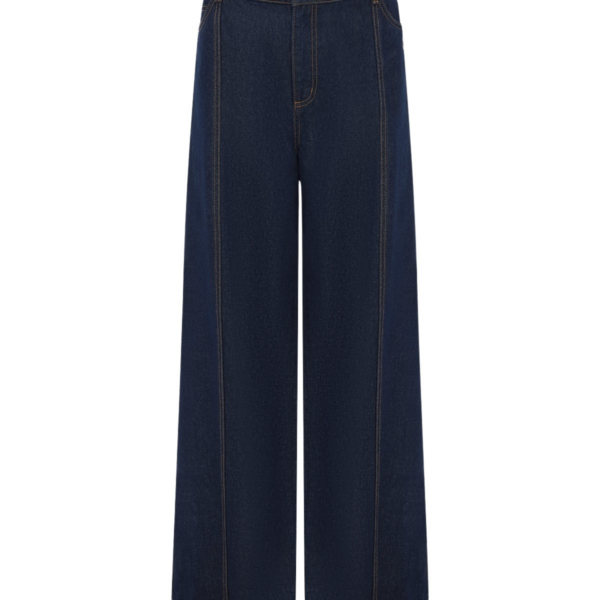 Shona Joy Rita Wide Leg Jean - Pants - Australian Luxury Eventwear at Coveti