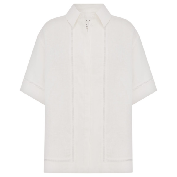 Shona Joy Tommy Linen Shirt - Tops - Australian Luxury Eventwear at Coveti