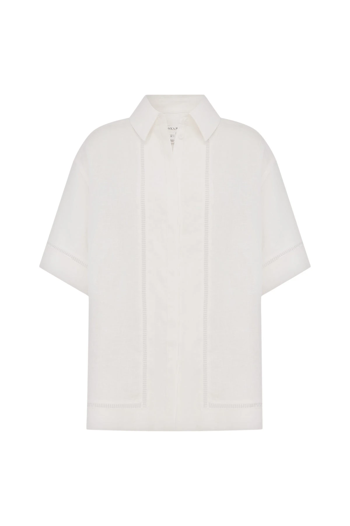 Shona-Joy-Tommy-Linen-Shirt-coveti65753_nobg Shona Joy Tommy Linen Shirt - Tops - Australian Luxury Eventwear at Coveti