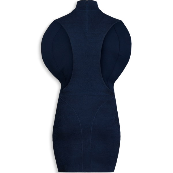 Alaïa Silk Knit Cinched Dress - ALAÏA Dresses - Laser Cut Luxury - Shop at Coveti