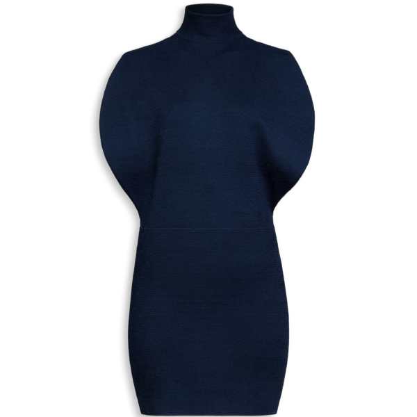 Alaïa Silk Knit Cinched Dress - ALAÏA Dresses - Laser Cut Luxury - Shop at Coveti