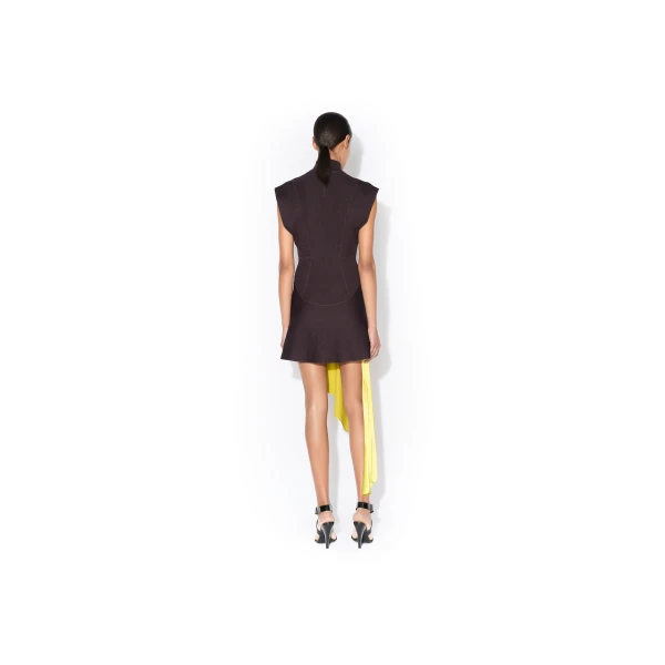Alaia Silk Knit Short Dress, view 3