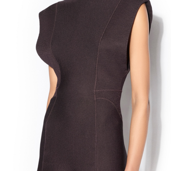 Alaïa Silk Knit Short Dress - ALAÏA Dresses - Laser Cut Luxury - Shop at Coveti