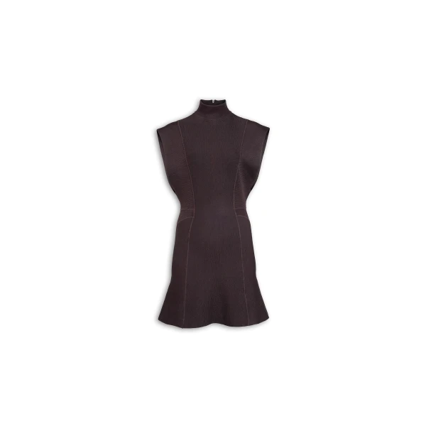 Alaia Silk Knit Short Dress