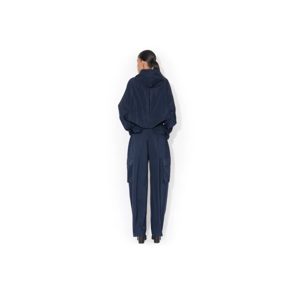 Alaia Silk Radzimir Hooded Windjacket, view 3