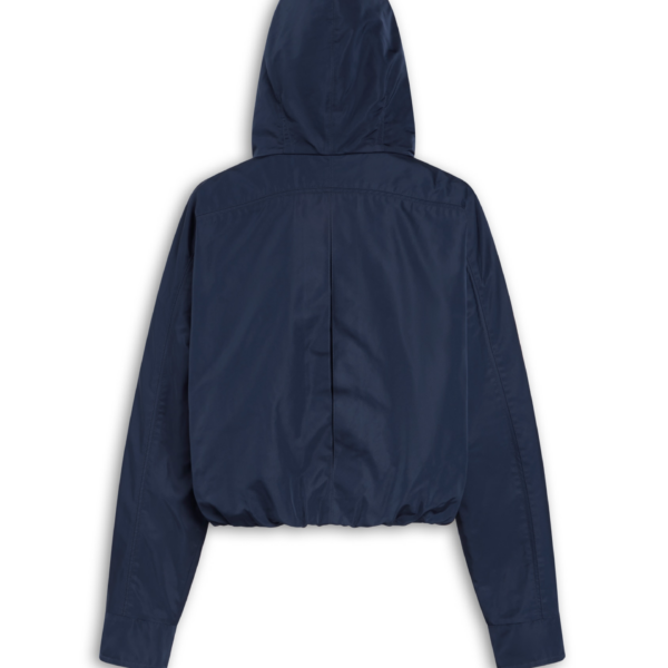 Alaïa Silk Radzimir Hooded Windjacket - ALAÏA Hoodies - Laser Cut Luxury - Shop at Coveti