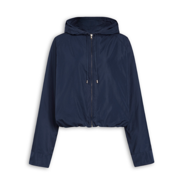 Alaïa Silk Radzimir Hooded Windjacket - ALAÏA Hoodies - Laser Cut Luxury - Shop at Coveti