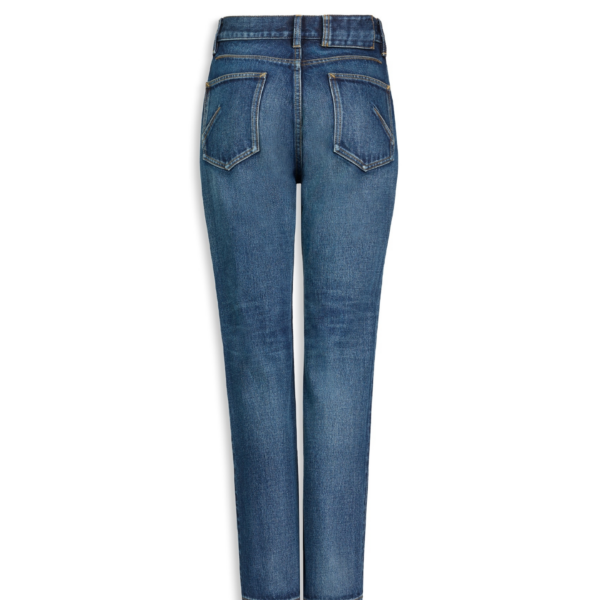 Alaïa Skinny Denim Jeans - ALAÏA Pants - Laser Cut Luxury - Shop at Coveti