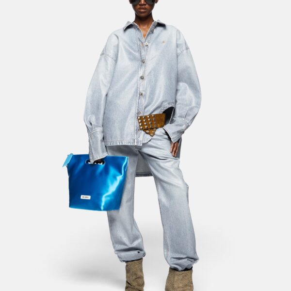 Sky blue shirt jacket