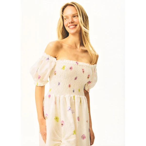 Sleeper pansies dress