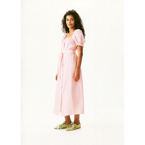 Sleeper white&pink dress