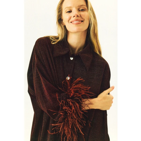 Sleeper burgundy loungewear set