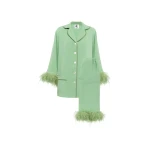 Sleeper-Party-Pajamas-Set-with-Detachable-Feathers-in-Mint73603_nobg Sleeper loungewear set