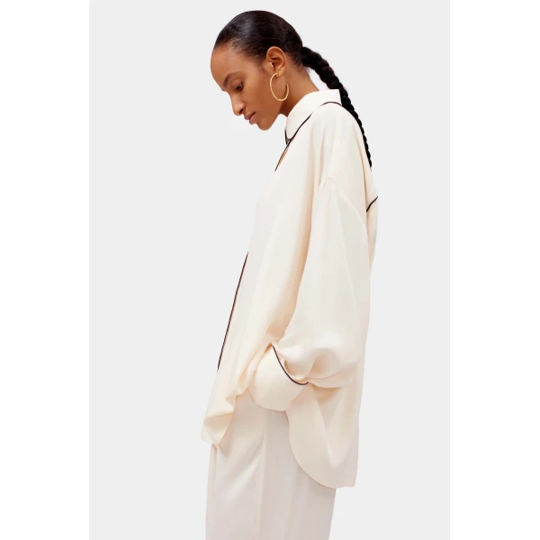 The Sleeper Pastelle Oversized Pants in Off-white, view 4