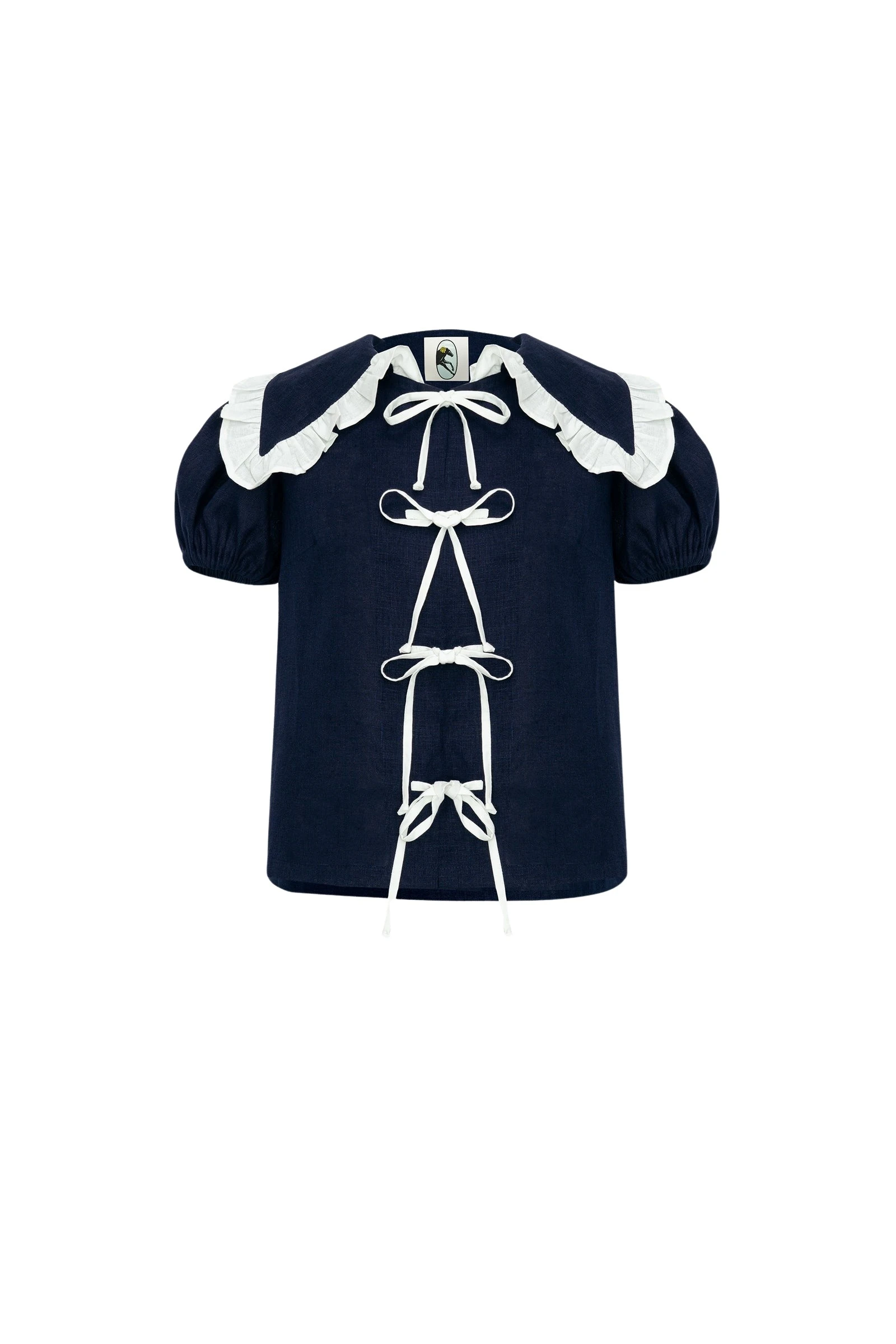 Sleeper-Puff-Linen-Lounge-Shirt-in-Navy91170_nobg Sleeper top