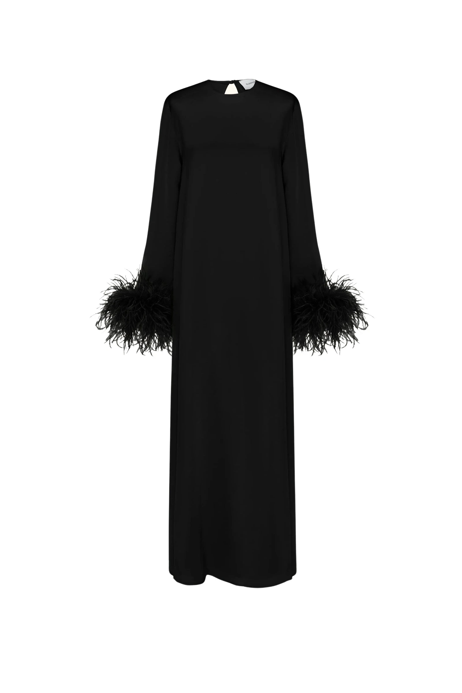 Sleeper-Suzi-Maxi-Dress-with-Detachable-Feathers-in-Black84530_nobg Sleeper dress