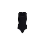 Alaïa Sleeveless Ribbed Knit Bodysuit - ALAÏA Tops - Laser Cut Luxury - Shop at Coveti