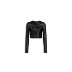 Alaïa Soft Lambskin Tailored Jacket - ALAÏA Jackets - Laser Cut Luxury - Shop at Coveti