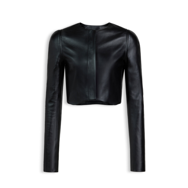 Alaïa Soft Lambskin Tailored Jacket - ALAÏA Jackets - Laser Cut Luxury - Shop at Coveti