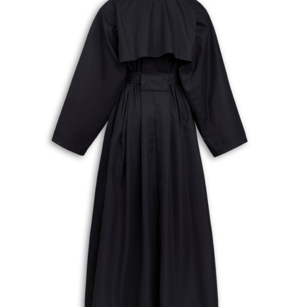 Alaïa Solaro Cotton Trench Coat - ALAÏA Coats - Laser Cut Luxury - Shop at Coveti