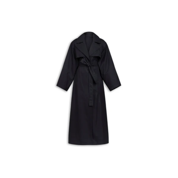 Alaia Solaro Cotton Trench Coat