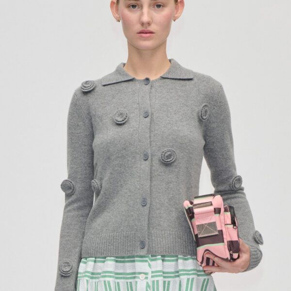 Button Up Long Sleeve Polo Knit