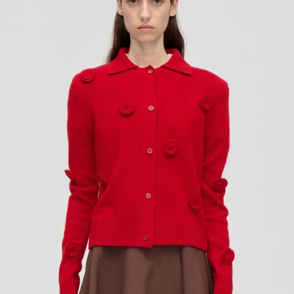 Button Up Long Sleeve Polo Knit
