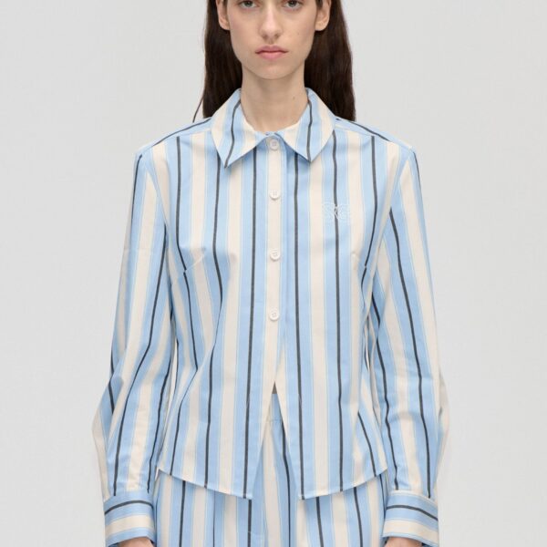 Sharp Hem Boxy Shirt
