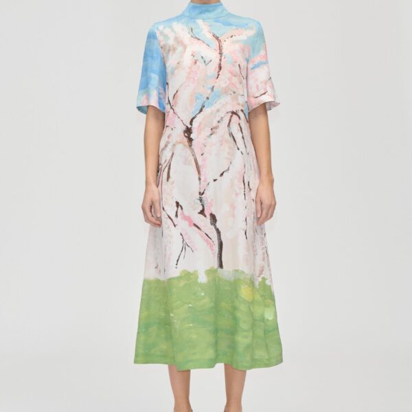 Short Sleeve Midi Dress