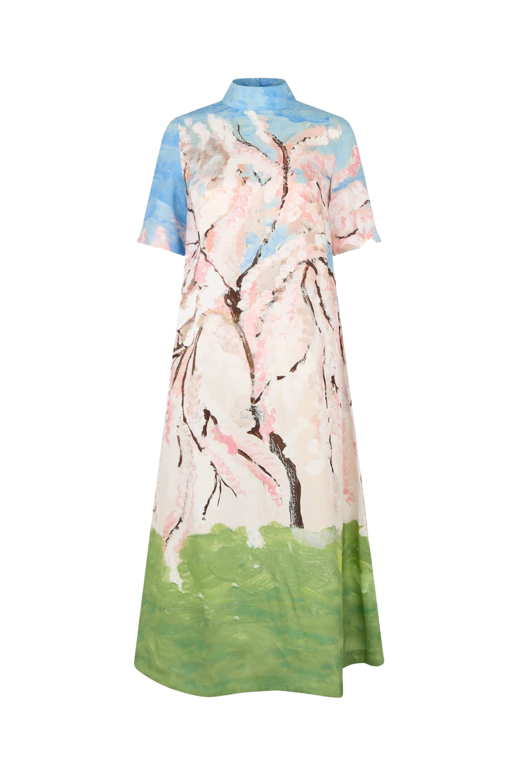 Stine-Goya-Short-Sleeve-Midi-Dress-in-Cherry-Blossom-scaled14087_nobg Stine Goya