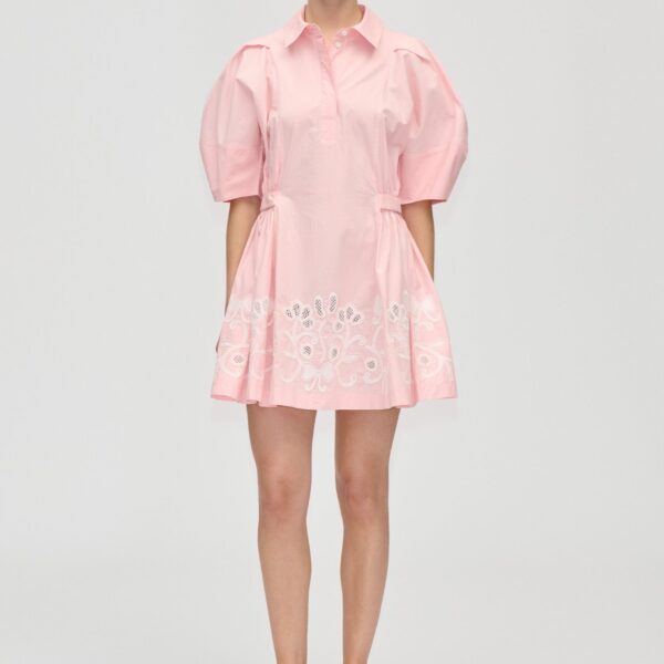 Structured Sleeve Mini Dress