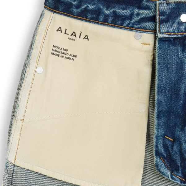 Alaïa Straight Denim Jeans - ALAÏA Pants - Laser Cut Luxury - Shop at Coveti