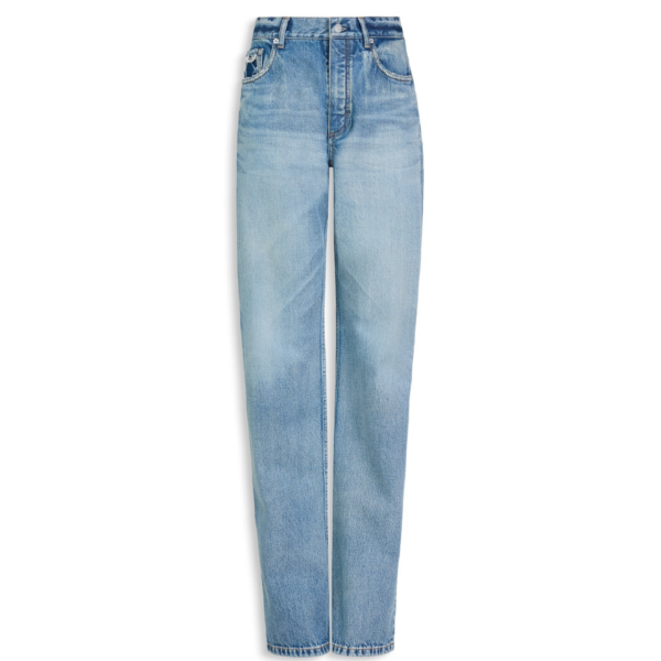 Alaïa Straight Denim Jeans - ALAÏA Pants - Laser Cut Luxury - Shop at Coveti