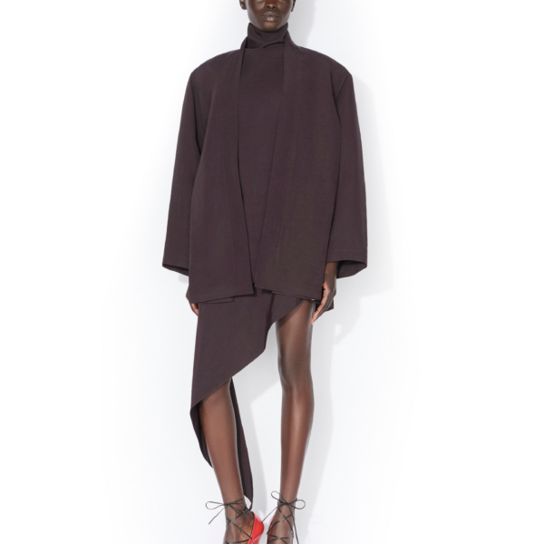 Alaïa Straight Poplin Jacket - ALAÏA Jackets - Laser Cut Luxury - Shop at Coveti