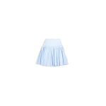 Alaïa Striped Poplin Basque Skirt - ALAÏA Skirts - Laser Cut Luxury - Shop at Coveti