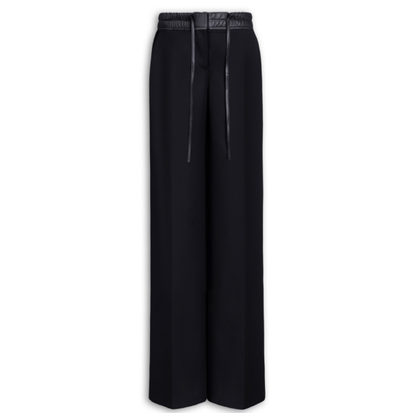 Alaïa Tailored Virgin Wool Pants - ALAÏA Pants - Laser Cut Luxury - Shop at Coveti