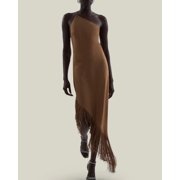 Taller Marmo Antelope Dress - Dresses - Italian Luxury Evening Wear at Coveti