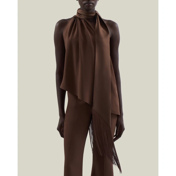 Taller Marmo Astor Blouse - Tops - Italian Luxury Evening Wear at Coveti
