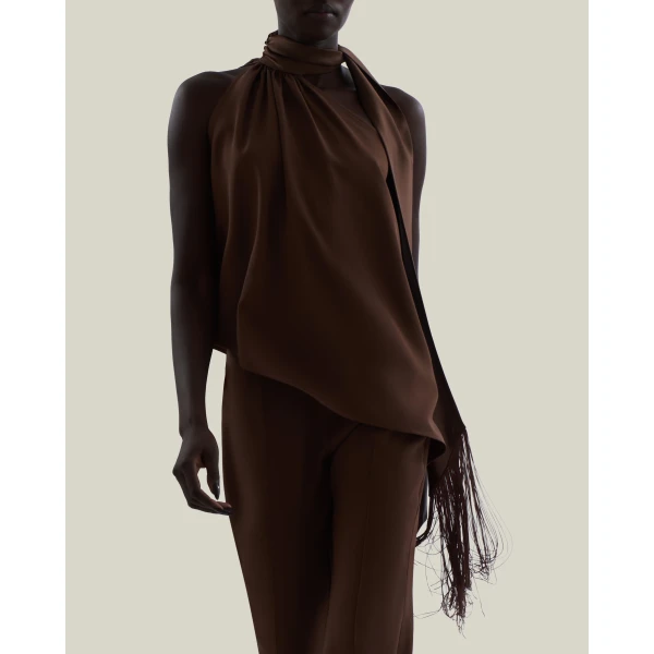 Taller Marmo Astor Blouse - Tops - Italian Luxury Evening Wear at Coveti