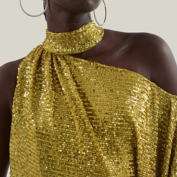 Taller Marmo Atlas Disco Dress - Dresses - Italian Luxury Evening Wear at Coveti