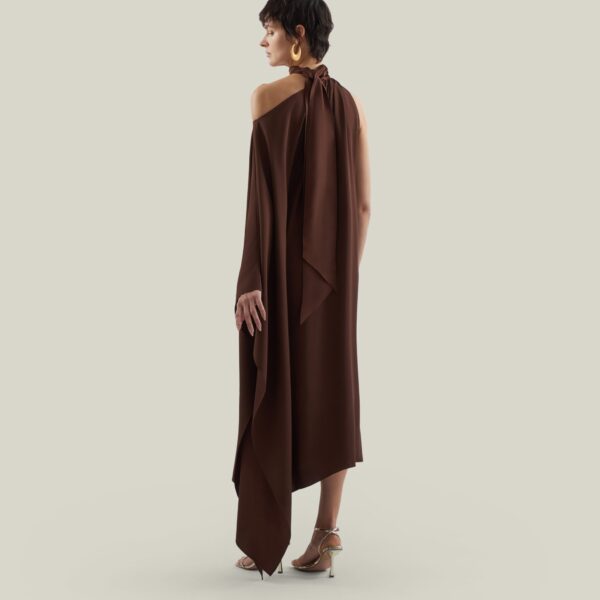 Taller Marmo Atlas Dress - Dresses - Italian Luxury Evening Wear at Coveti