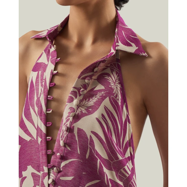 Taller Marmo Barbara Tropical Dress - Dresses - Italian Luxury Evening Wear at Coveti