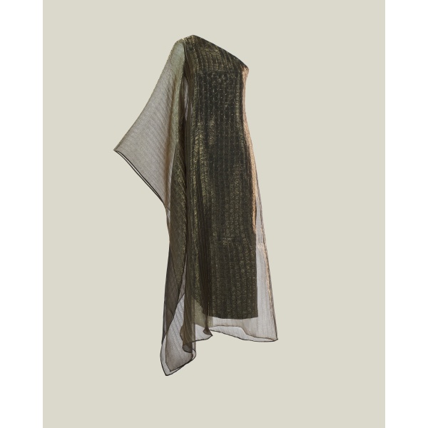 Taller Marmo Betsy Metallic Dress - Dresses - Italian Luxury Evening Wear at Coveti