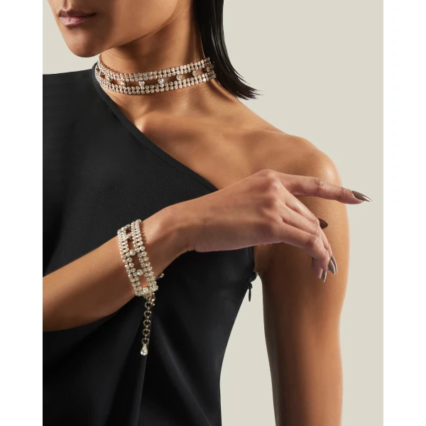 Taller Marmo Bolkan Crystal Dress - Dresses - Italian Luxury Evening Wear at Coveti