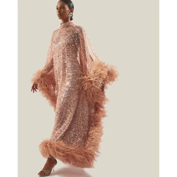 Taller Marmo Casta Diva Sublime Kaftan - Dresses - Italian Luxury Evening Wear at Coveti