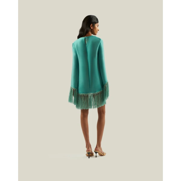 Taller Marmo Claudia Dress Linen - Dresses - Italian Luxury Evening Wear at Coveti