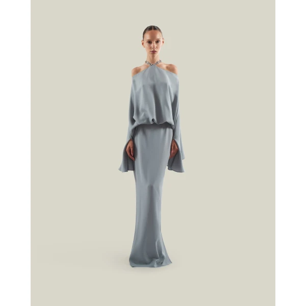 Taller Marmo Cyclades Crystal Dress - Dresses - Italian Luxury Evening Wear at Coveti