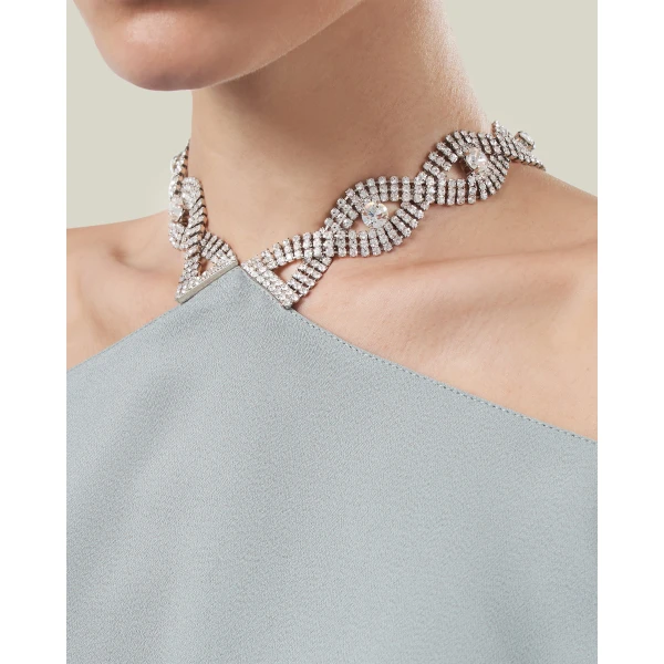 Taller Marmo Cyclades Crystal Dress - Dresses - Italian Luxury Evening Wear at Coveti